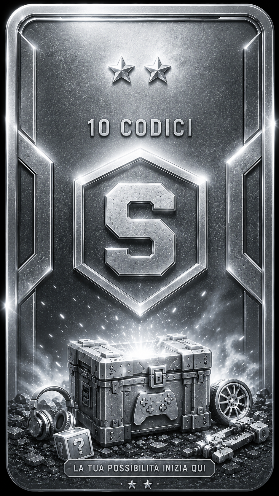 Card Silver 10 codici